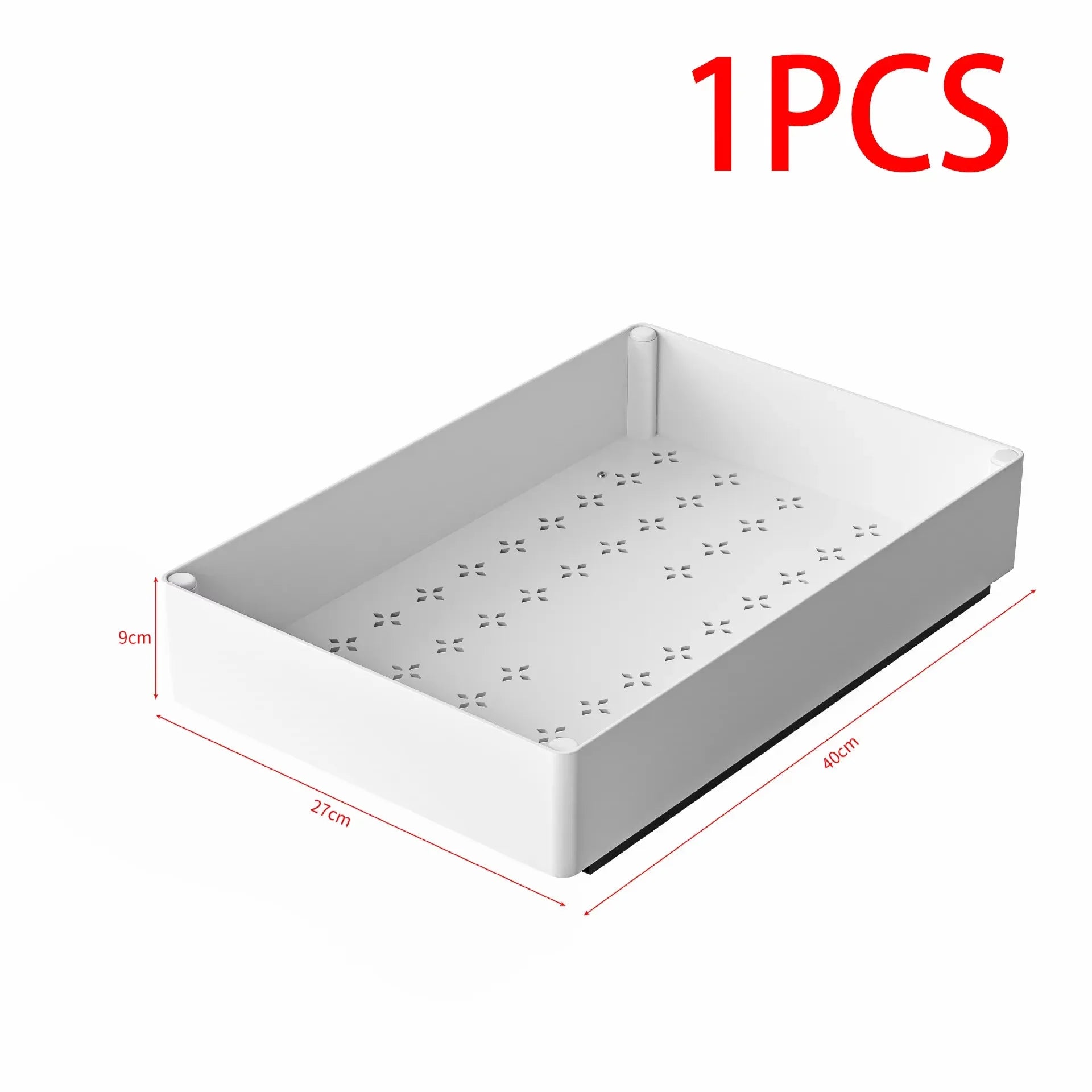 Organizador de cocina extraíble, estante de almacenamiento tipo cajonera, bandeja de almacenamiento con rieles deslizantes, organizador de armarios para despensa, 1-2 uds.