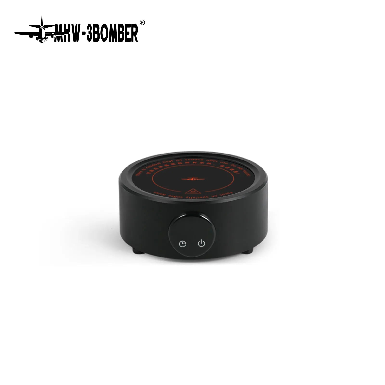 Mini estufa eléctrica de café de MHW-3BOMBER para olla Moka, mesa de cocina de cerámica de 800w, horno de calefacción de agua y leche, herramienta de café, uso en cocina y campamento