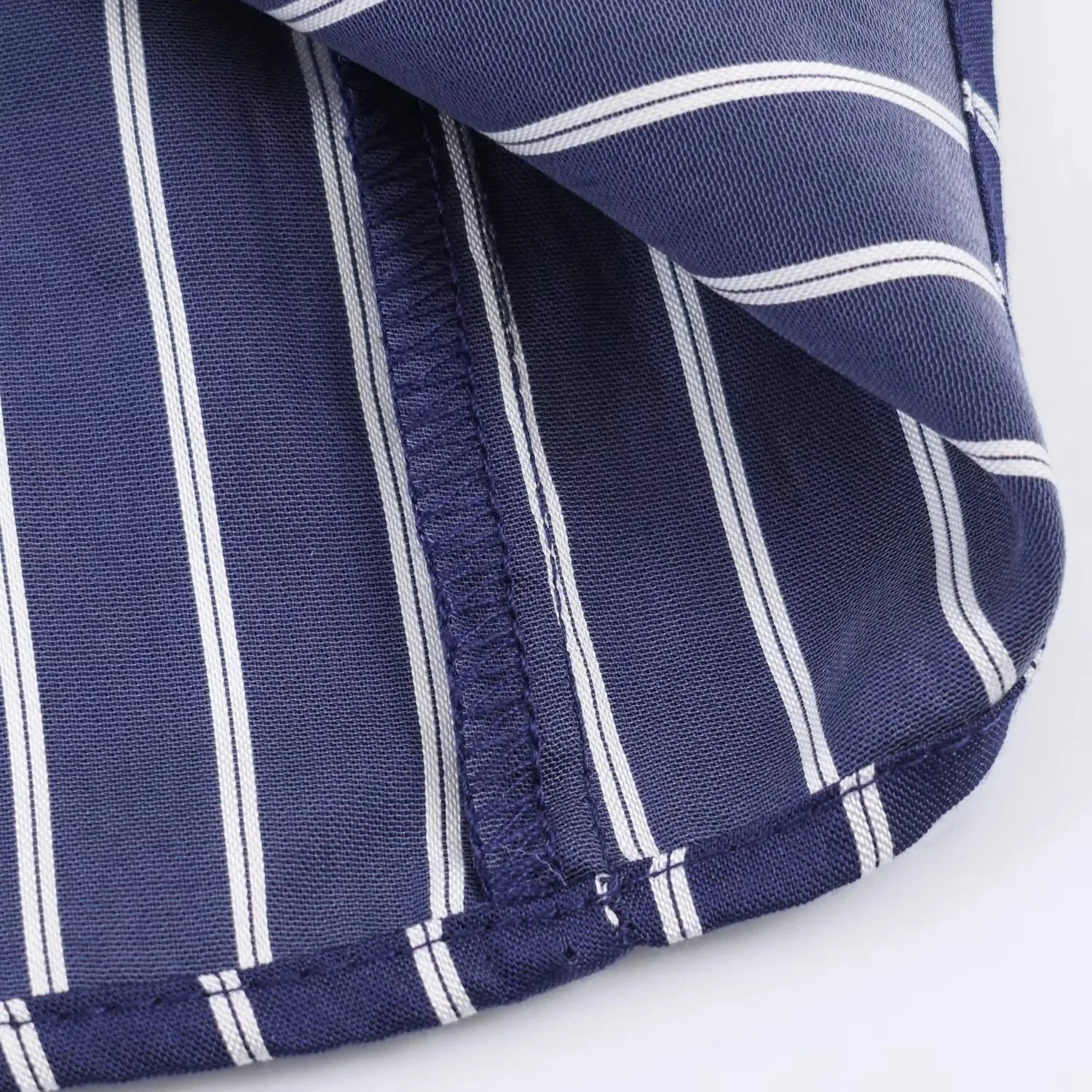 Camisa holgada a rayas para mujer, blusa informal de manga larga con cuello vuelto y botonadura sencilla, nuevas camisas de oficina de verano para mujer