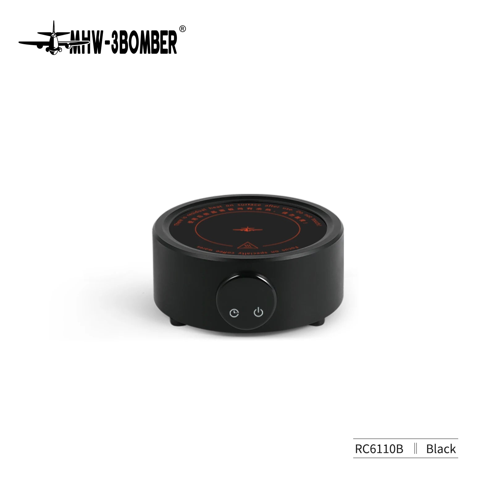 Mini estufa eléctrica de café de MHW-3BOMBER para olla Moka, mesa de cocina de cerámica de 800w, horno de calefacción de agua y leche, herramienta de café, uso en cocina y campamento