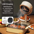 Campana Extractora eléctrica de escritorio, Mini extractor de aire portátil de alta potencia de succión con ángulo ajustable USB para barbacoa, olla caliente, electrodoméstico de cocina