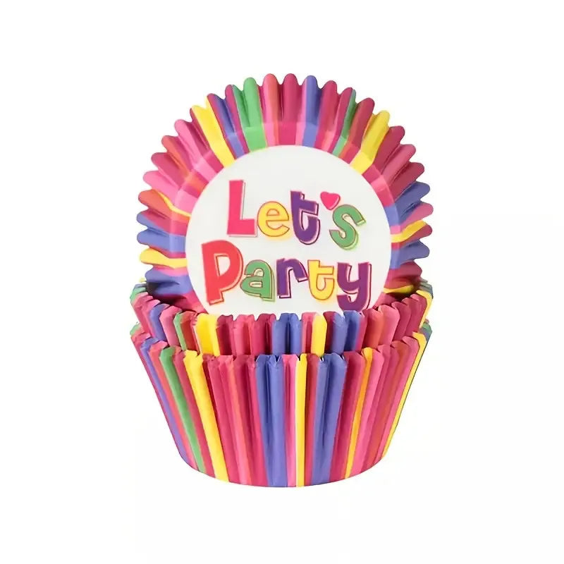 100 unids/pack pastel Muffin Cupcake vasos de papel caja de pastel Cupcake Liner cocina accesorios para hornear molde de pastel herramientas de decoración