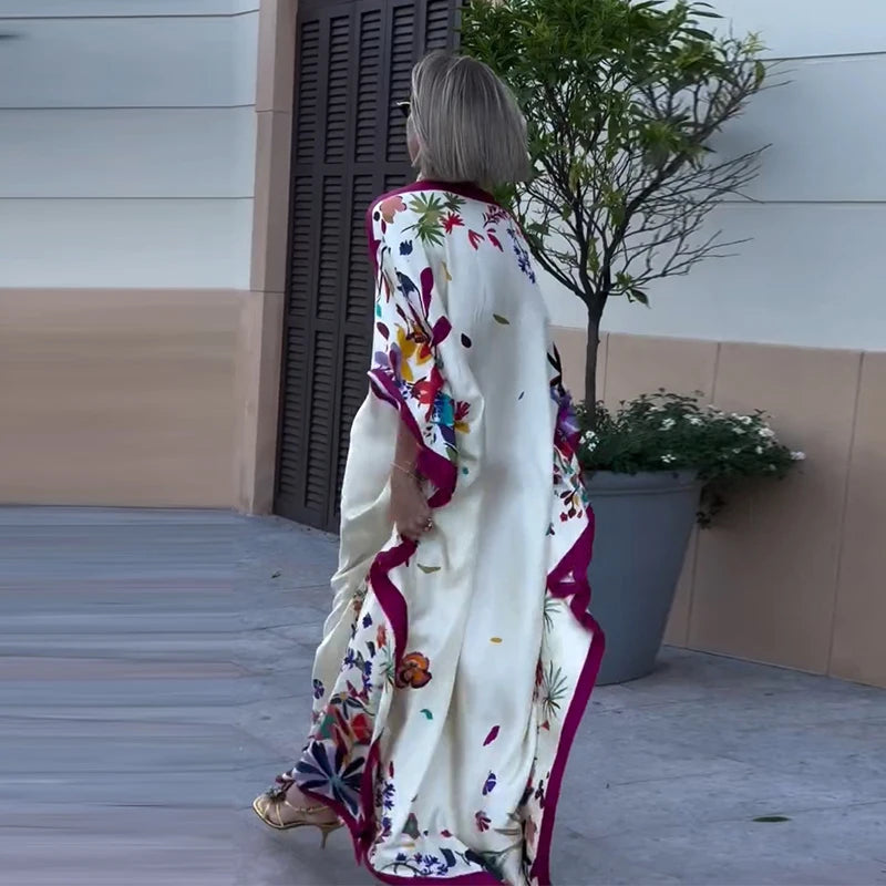 Vestidos Estampados para Mujer, Vestido Bohemio, Caftanes para Mujer, Moda 2026, Vestidos Holgados para Mujer, Vestido Maxi Elegante para la Playa