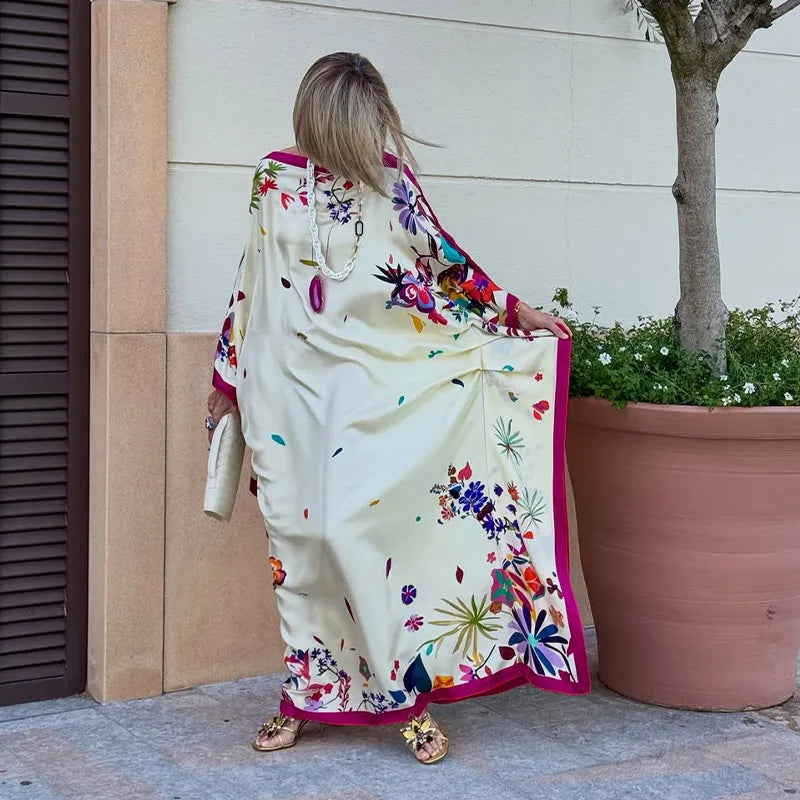 Vestidos Estampados para Mujer, Vestido Bohemio, Caftanes para Mujer, Moda 2026, Vestidos Holgados para Mujer, Vestido Maxi Elegante para la Playa