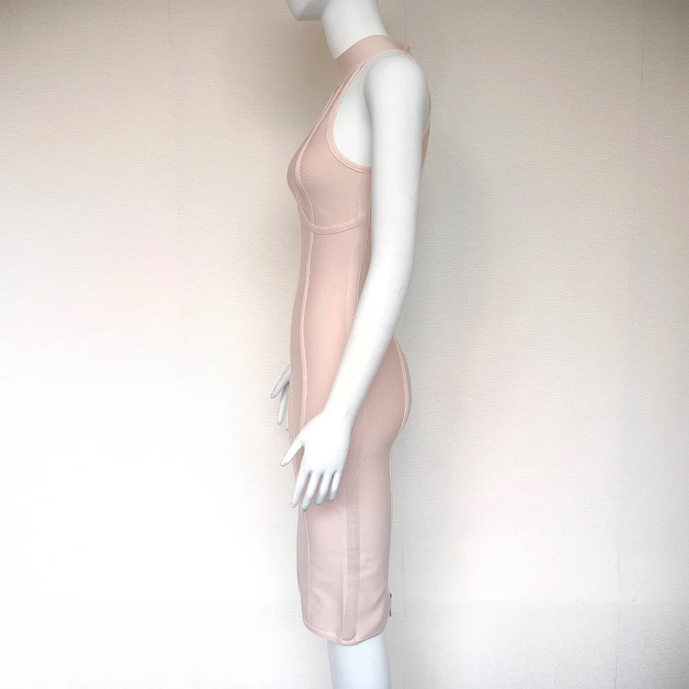 Vestido Sexy de verano para mujer, elegante, elástico, blanco, liso, ajustado, a la moda, para fiesta, XL, venta al por mayor, 2024