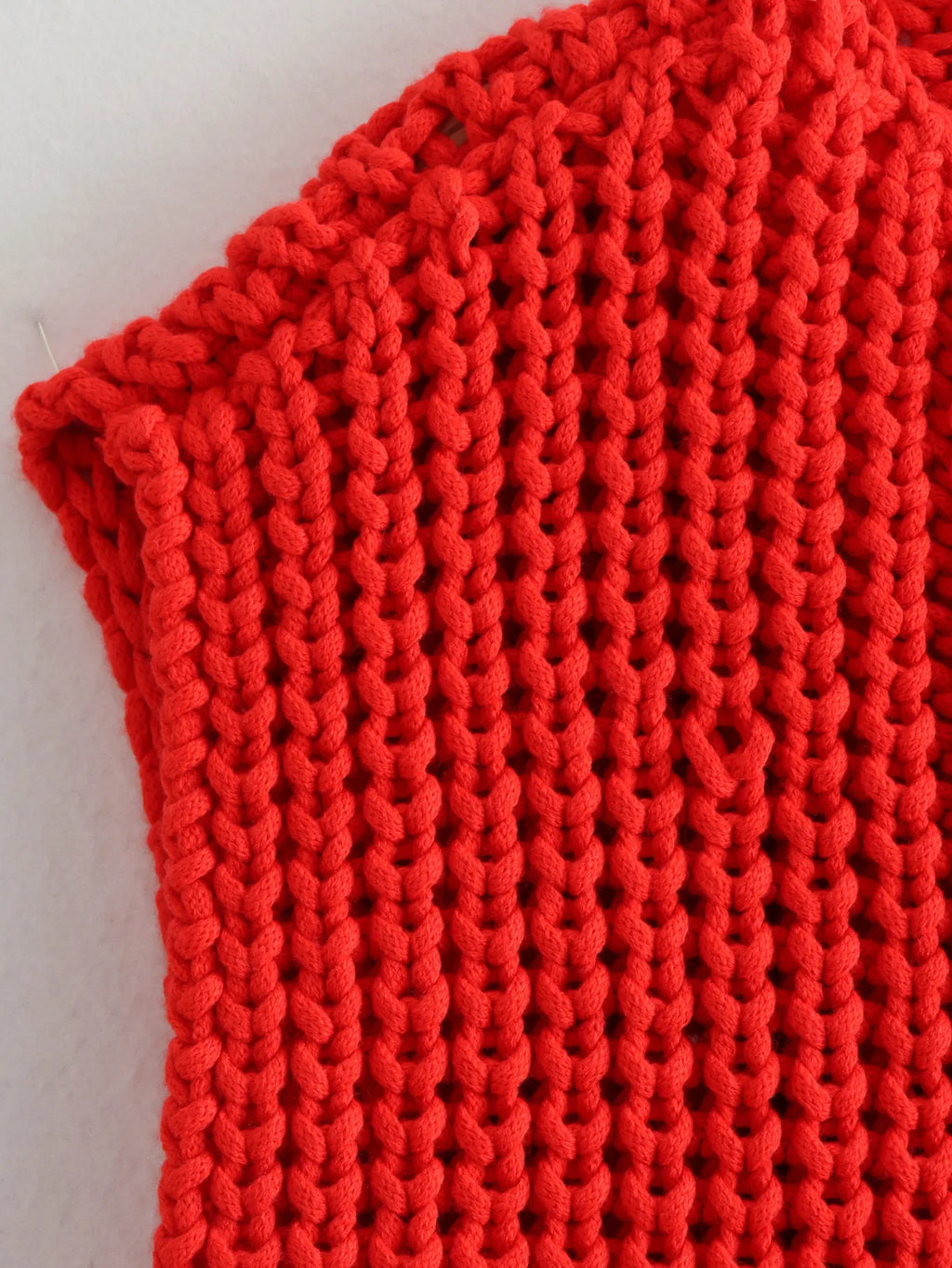 Suéter corto de moda coreana para mujer, chaleco informal holgado liso, suéter de punto con Cable, chaleco para mujer, Tops de diseñador de lujo