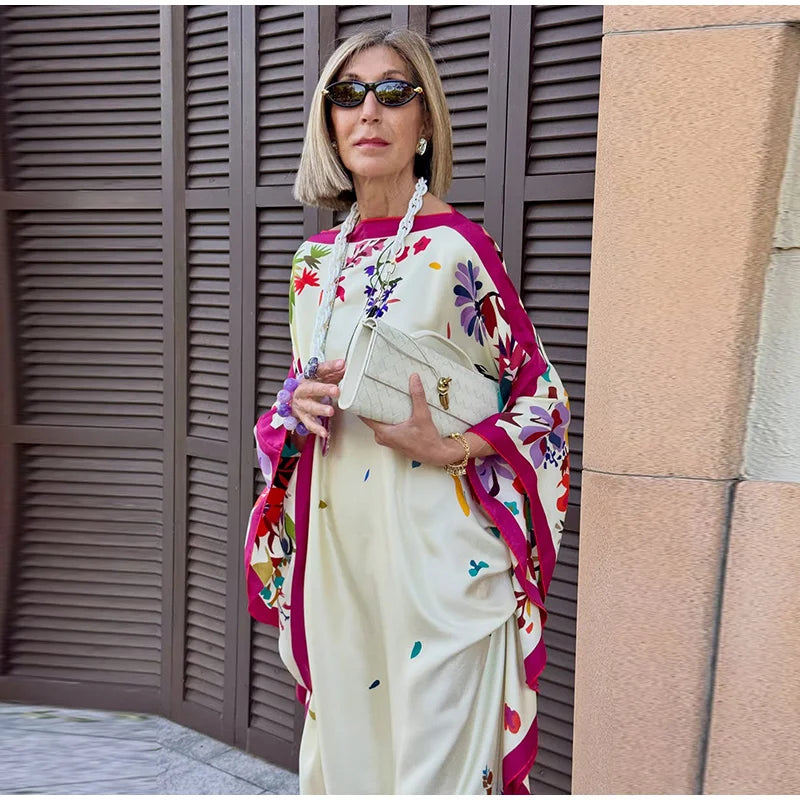 Vestidos Estampados para Mujer, Vestido Bohemio, Caftanes para Mujer, Moda 2026, Vestidos Holgados para Mujer, Vestido Maxi Elegante para la Playa