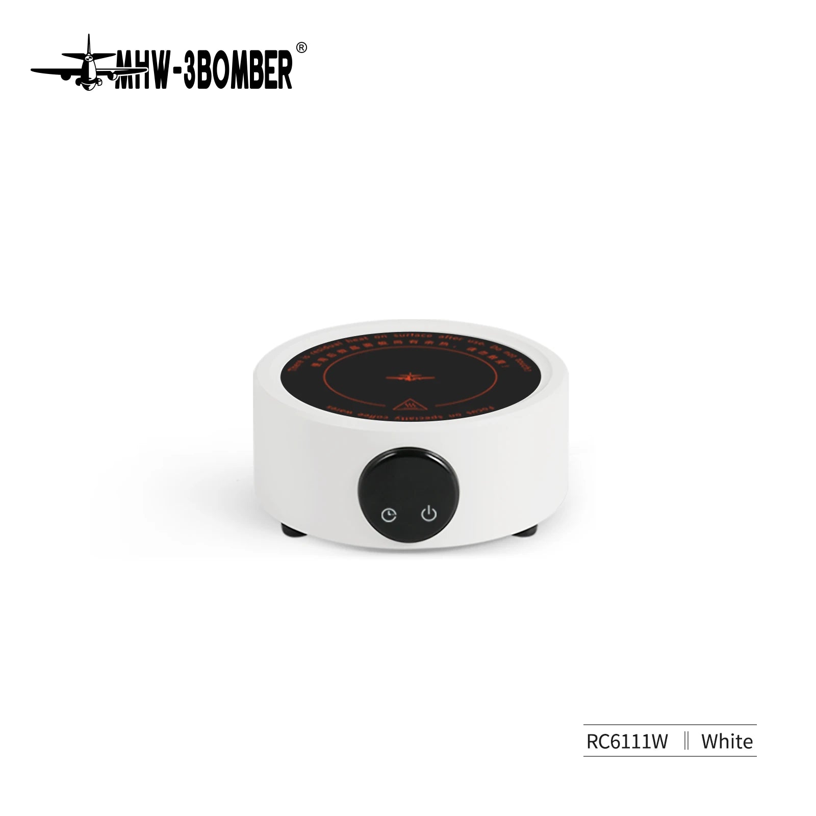 Mini estufa eléctrica de café de MHW-3BOMBER para olla Moka, mesa de cocina de cerámica de 800w, horno de calefacción de agua y leche, herramienta de café, uso en cocina y campamento