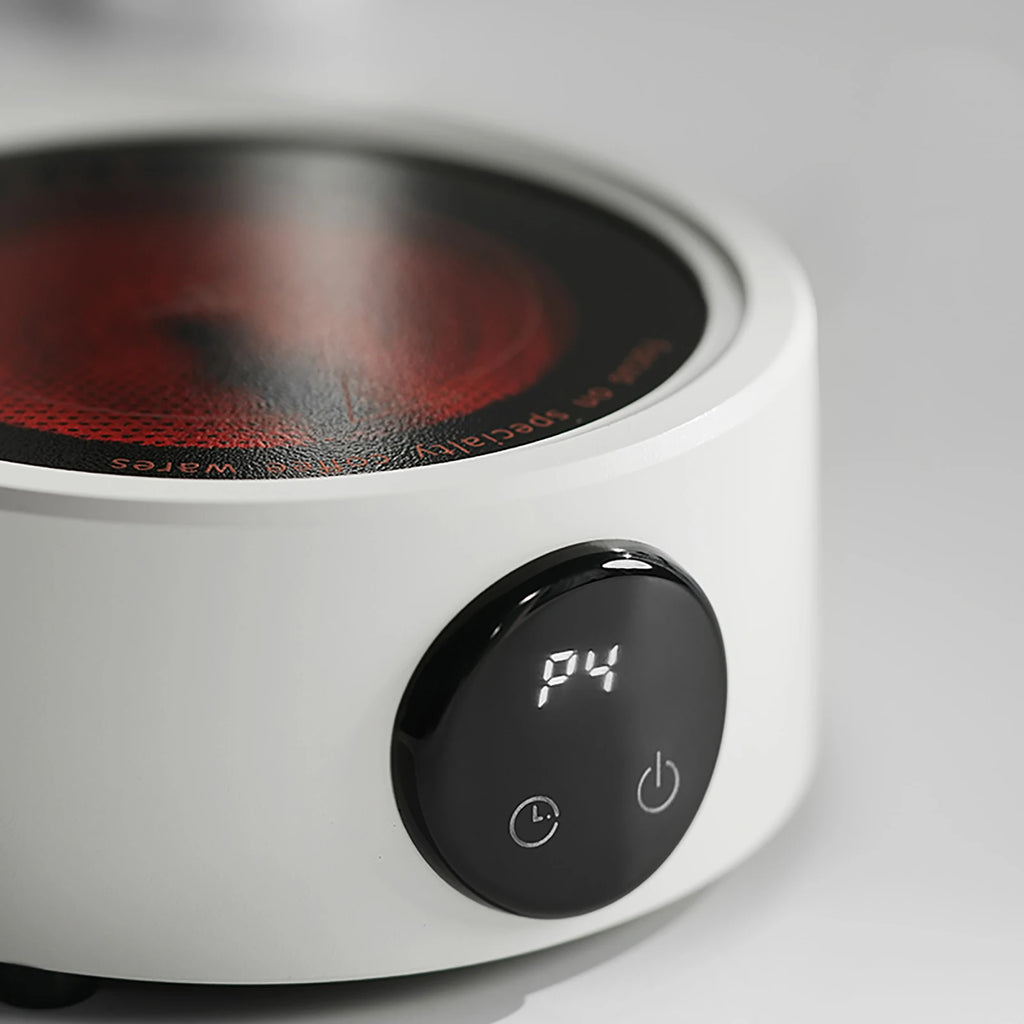 Mini estufa eléctrica de café de MHW-3BOMBER para olla Moka, mesa de cocina de cerámica de 800w, horno de calefacción de agua y leche, herramienta de café, uso en cocina y campamento
