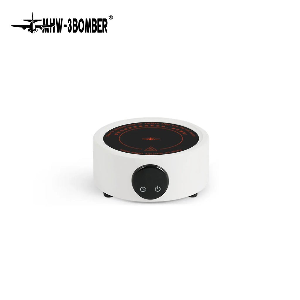 Mini estufa eléctrica de café de MHW-3BOMBER para olla Moka, mesa de cocina de cerámica de 800w, horno de calefacción de agua y leche, herramienta de café, uso en cocina y campamento
