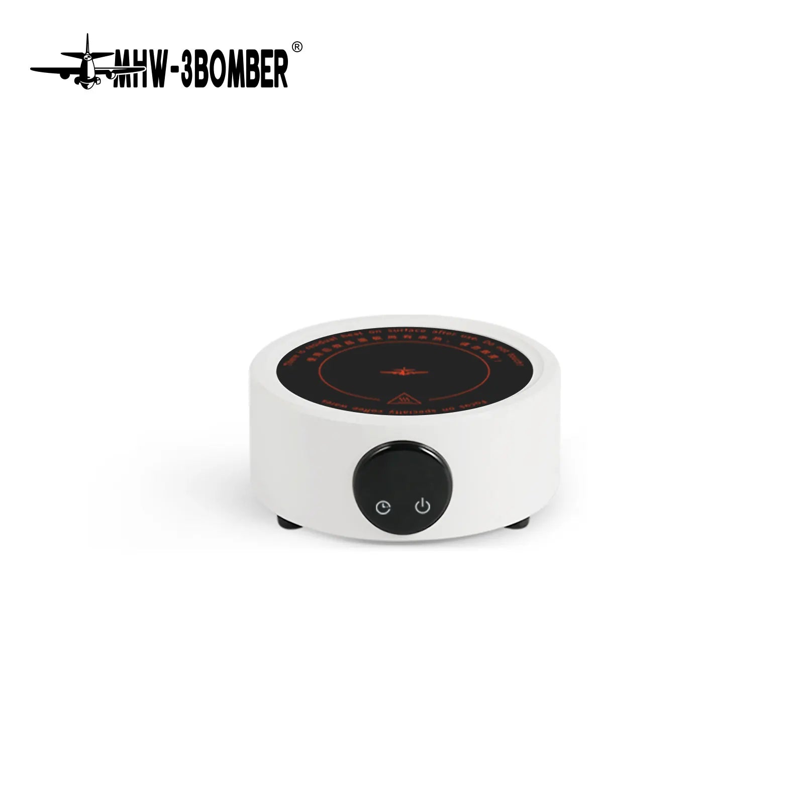 Mini estufa eléctrica de café de MHW-3BOMBER para olla Moka, mesa de cocina de cerámica de 800w, horno de calefacción de agua y leche, herramienta de café, uso en cocina y campamento