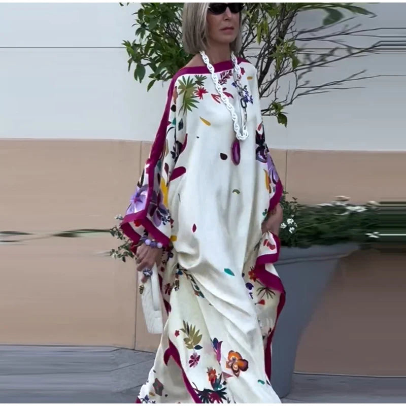 Vestidos Estampados para Mujer, Vestido Bohemio, Caftanes para Mujer, Moda 2026, Vestidos Holgados para Mujer, Vestido Maxi Elegante para la Playa