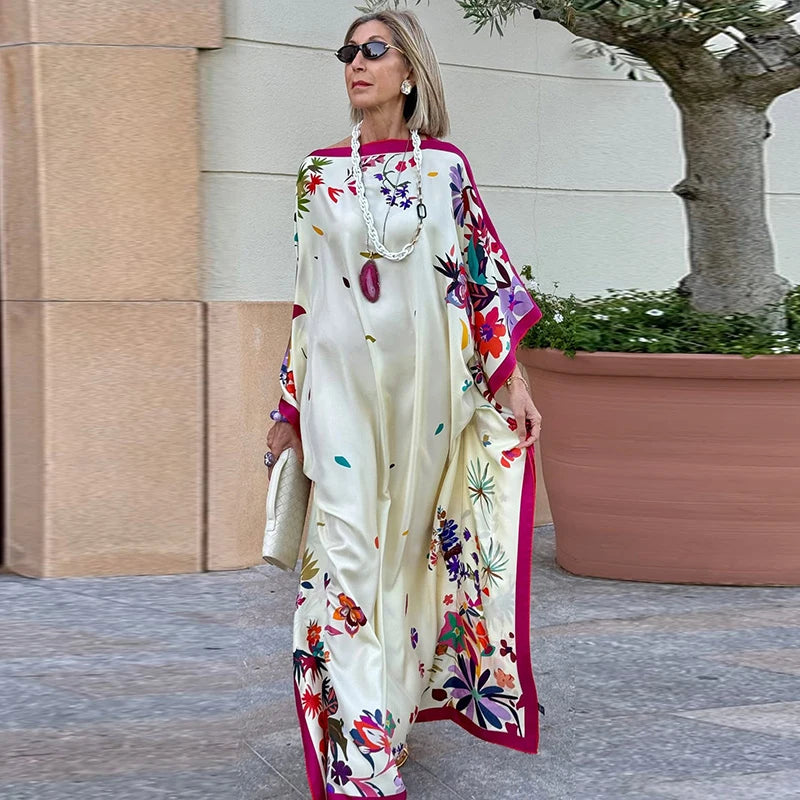 Vestidos Estampados para Mujer, Vestido Bohemio, Caftanes para Mujer, Moda 2026, Vestidos Holgados para Mujer, Vestido Maxi Elegante para la Playa
