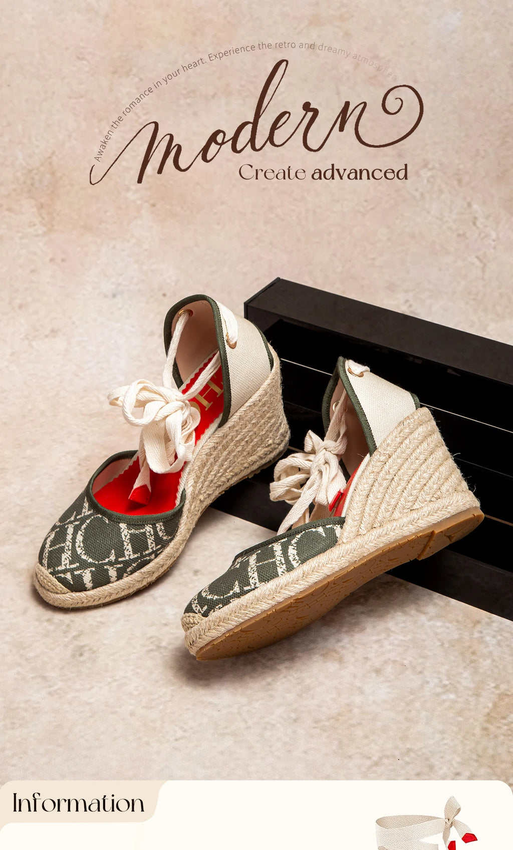 Tacones altos para mujer Verano Alpargata Plataforma Cuña 2025 Sandalias Punta cerrada Correa en el tobillo Con cordones Fiesta de vacaciones en la playa 8 cm