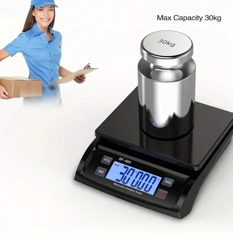 Báscula de cocina electrónica Digital de 30KG/1G, balanza electrónica para el hogar, balanza de peso, báscula de alimentos con báscula Digital LCD