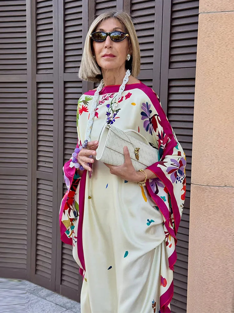 Vestidos Estampados para Mujer, Vestido Bohemio, Caftanes para Mujer, Moda 2026, Vestidos Holgados para Mujer, Vestido Maxi Elegante para la Playa